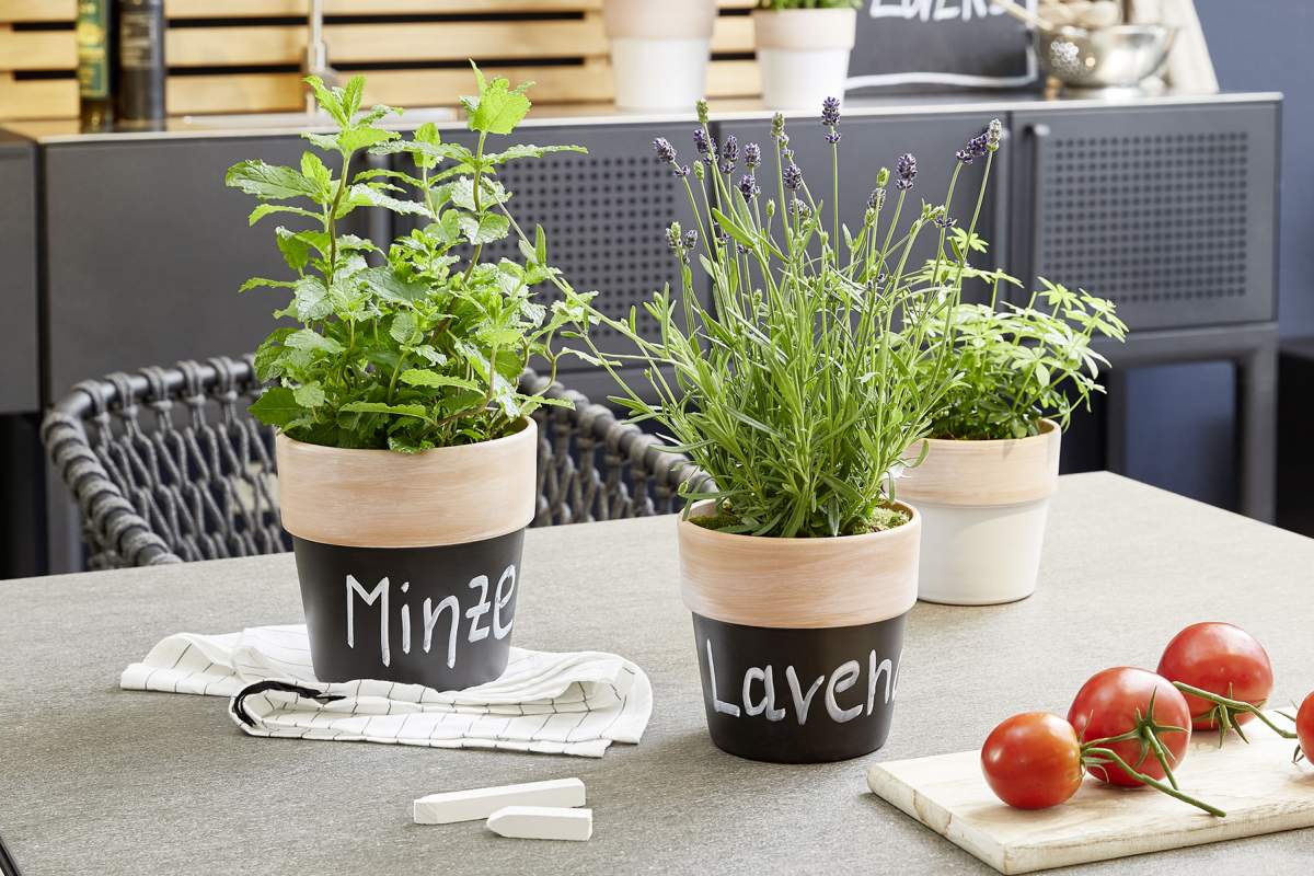 Pot lissabon noir et terracotta, mat – Image 2