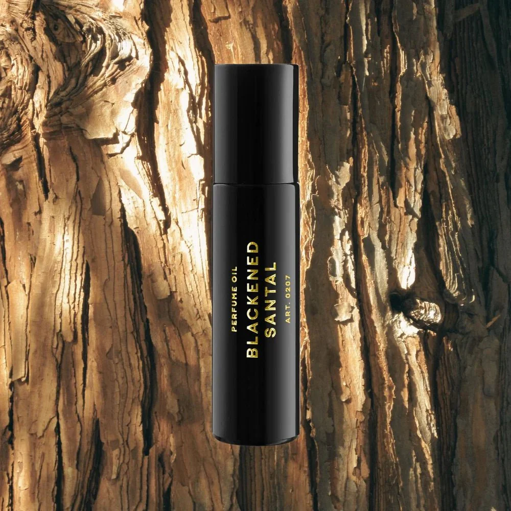 Rouleau d'huile de parfum Santal noirci 10 ml – Image 2
