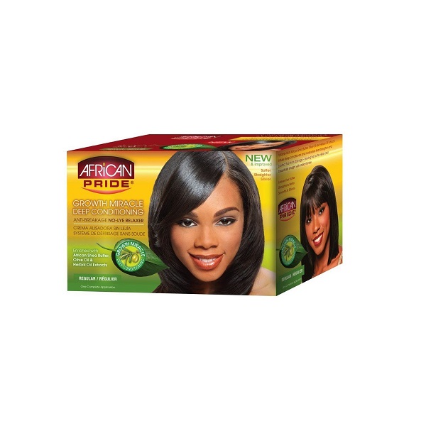 Défrisant African Pride Olive Miracle No Lye Relaxer Kit