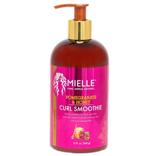 Crème bouclante Grenade & Miel MIELLE ORGANICS Pomegranate Honey Curl smoothie 355ml